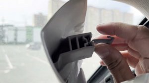 Устраняем щелчки накладки правой передней стойки на Tiguan II