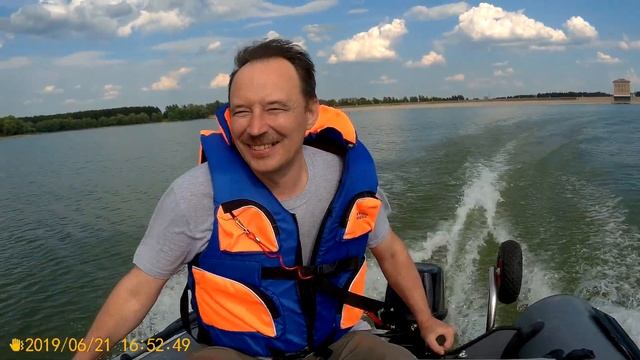 Можайское водохранилище,покатушки на моторной лодке ПВХ смотреть онлайн
