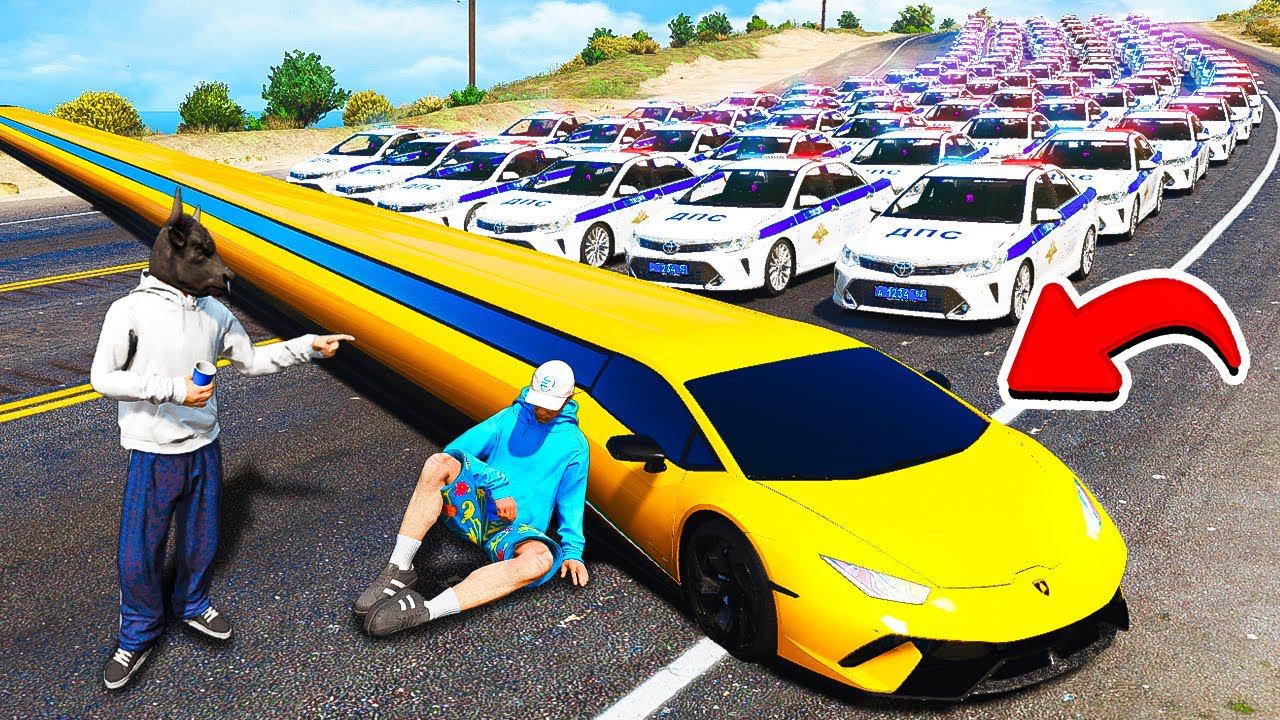 КАТАЕМСЯ НА САМОЙ ДЛИННОЙ ЛАМБОРГИНИ ЛИМУЗИН В ГТА 5 МОДЫ! ОБЗОР МОДА GTA 5 ВИДЕО MODS смотреть онлайн