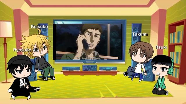 Initial d react to (legends 1 takumi vs keisuke) смотреть онлайн