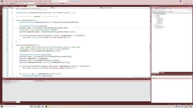 Vulkan Tutorial 12: Framebuffers and Drawing commands (deprecated) смотреть онлайн