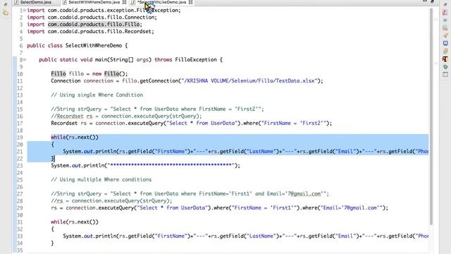 3. How to Read Excel Data using SELECT Query with LIKE Operator - Fillo Excel API смотреть онлайн