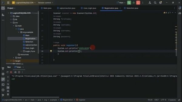 IntelliJ IDEA  JAVA with MySQL: JAVA Insert data into MySQL Server Database