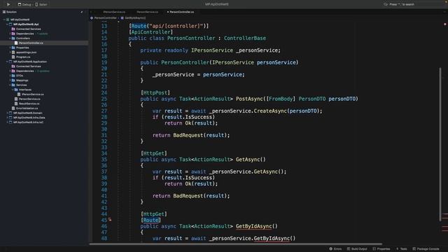 [API .NET 6] - Criando os métodos get de pessoa - 13 смотреть онлайн