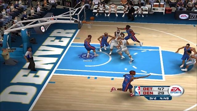 NBA Live 06 PC Pistions vs. Nuggets смотреть онлайн