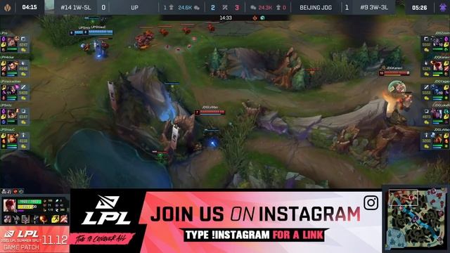 JDG vs UP - Game 2 | Week 4 Day 5 LPL Summer 2021 | JD Gaming vs Ultra Prime G2 смотреть онлайн