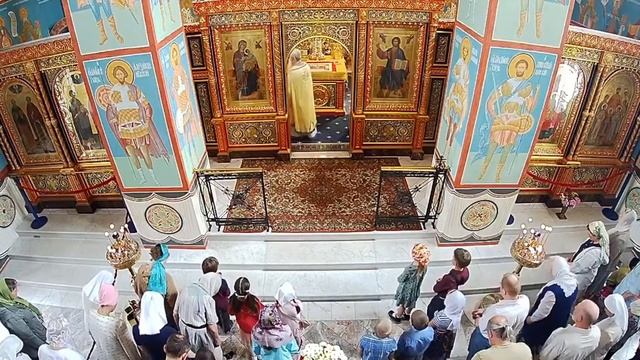 10.07.22. Литургия. Трансляция из храма Державной иконы Божией Матери смотреть онлайн