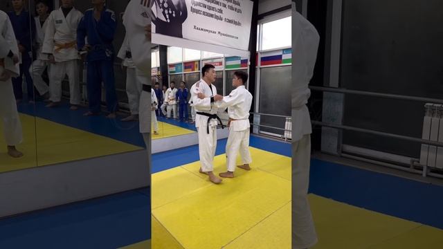 Judo Osoto-Gari - задний отхват (подножка). Школа по дзюдо ORTUS.KZ, тренер Пак Сергей Александрови смотреть онлайн