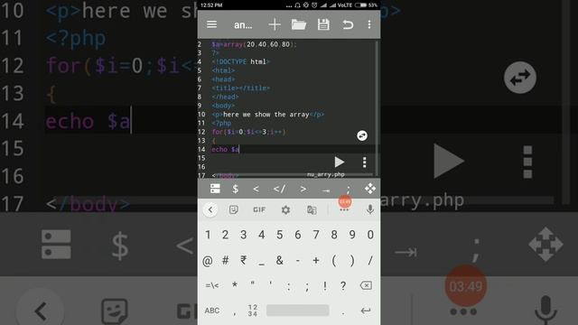 php array |numeric array and associative array|internet programming tutorial|mumbai university смотреть онлайн