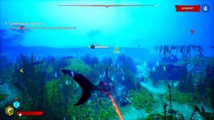 КОСТЯНАЯ АКУЛА МУТАНТ VS ГИГАНТ СУПЕРХИЩНИК АЛЛИГАТОР! ЭВОЛЮЦИЯ АКУЛЫ ДО 20 УРОВНЯ В MANEATER