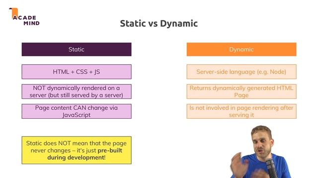 Static vs Dynamic Websites - What's the Difference? смотреть онлайн