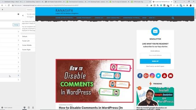 How To Edit Footer In WordPress | Change the footer copyright text in any WordPress theme смотреть онлайн
