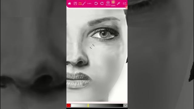 Paintology Video Guide - Draw a face (pencil drawing) - Day 8