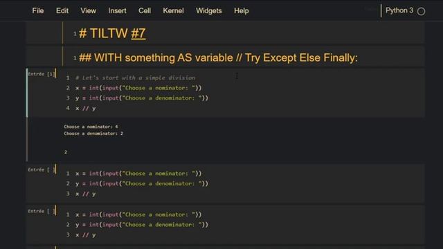 TILTW #6 - Try Except - With statements смотреть онлайн