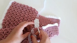 вязание крючком #18 Поясок для платье