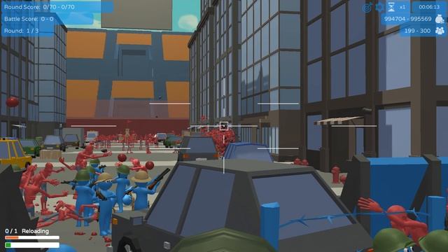 Endless Zombie Army Invasion Defense in NEW Battle Simulator! - Gummy Dummy Battles смотреть онлайн