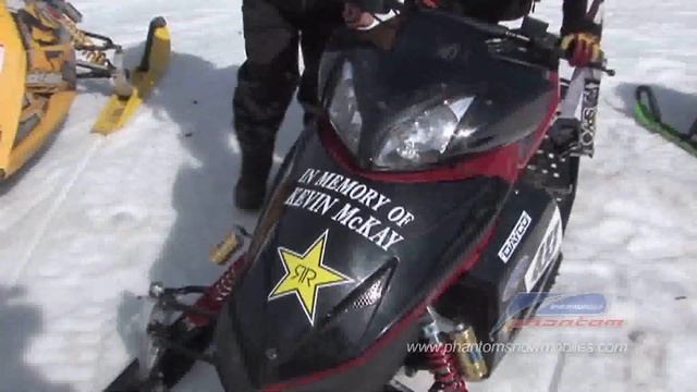 Phantom 250 Snowmobiles Action Video