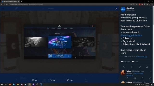 Club Client Launcher Showcase + Official Beta Access Giveaway