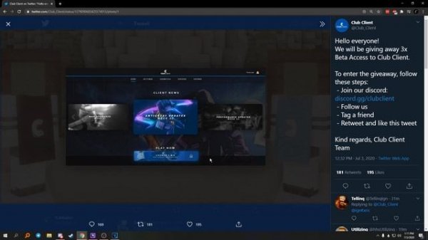 Club Client Launcher Showcase + Official Beta Access Giveaway