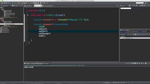 [자바 디자인 패턴 이해] 7강 빌더 패턴 (Builder Pattern) - 2 смотреть онлайн