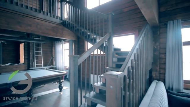 Лестница из дуба в охотничий домик - отзыв клиента смотреть онлайн