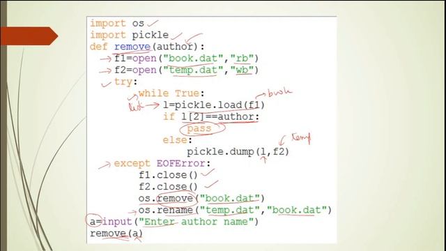 How to Delete Records from Binary File in Python Programming | Deletion in Binary Files смотреть онлайн