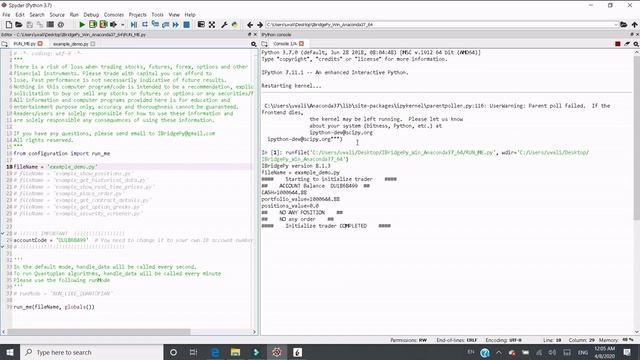 Fetch historical data from Interactive Brokers in Python for algorithmic trading and save to file смотреть онлайн