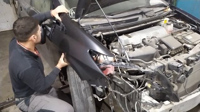 Кузовной ремонт Toyota Prius рихтовка передка#рихтовка#кузовной ремонт смотреть онлайн