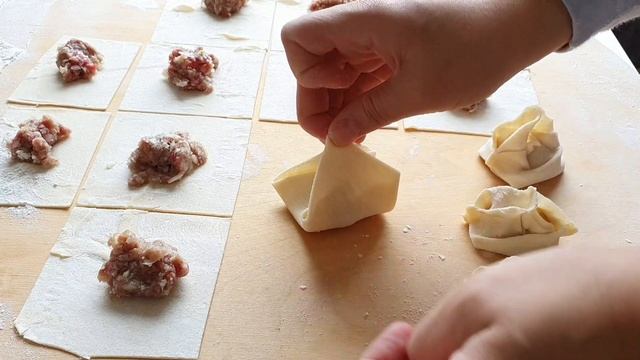 Manti. Dumplings ☆ Настоящие Манты! Как Красиво слепить Манты. ☆ ASMR смотреть онлайн