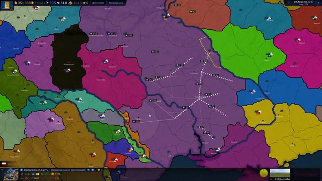 Собрал Украину по кусочкам за Киев | Age of History 2 | Bloody Europe 2 смотреть онлайн