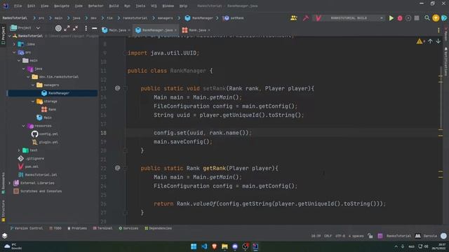 RANK SYSTEEM - Spigot Plugin Development [Nederlands/Dutch] смотреть онлайн