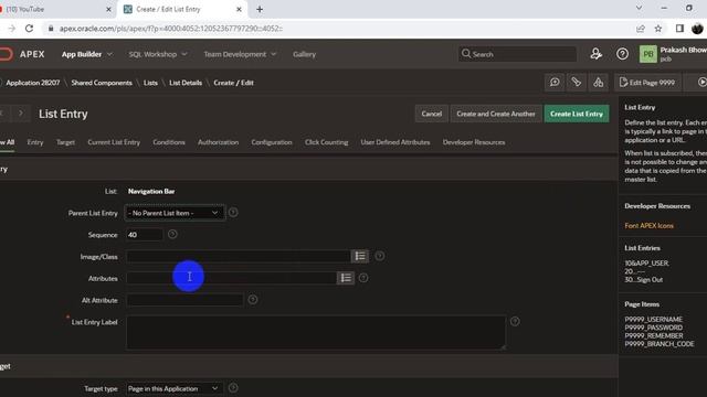 ADD GLOBAL ITEM MENU BAR IN ORACLE APEX смотреть онлайн