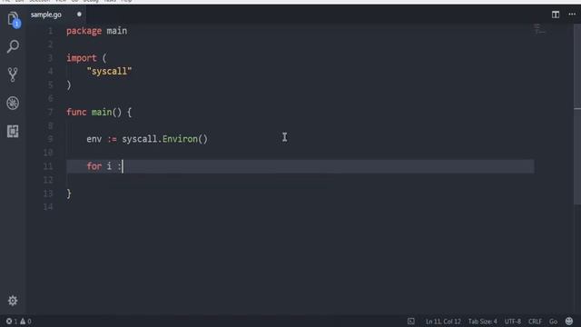 GO Programming Get Environment Variables смотреть онлайн