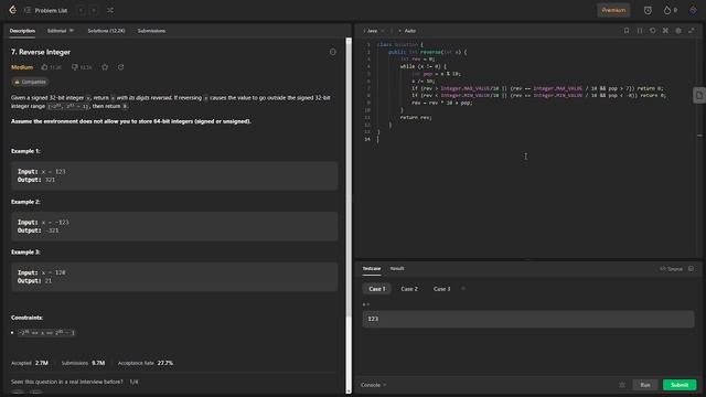 Solve Reverse Integer in Java | LeetCode #7, Step-by-Step Solution смотреть онлайн