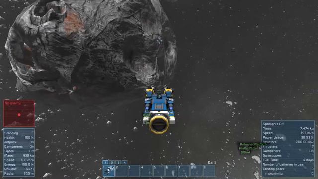 Space Engineers Tutorial 3 - Basic Ship Controlls and The Mining Rig смотреть онлайн