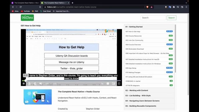 The Complete React Native Hooks Course Free | Udemy Free Course | React Native | Programmer_mamit смотреть онлайн