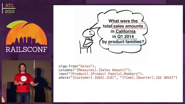 RailsConf 2015 - Data Warehouses and Multi-Dimensional Data Analysis смотреть онлайн