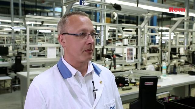 Установка рабочих мест и трубчатой системы D30 item в компании Bachmann Elektrotechnik смотреть онлайн