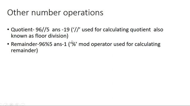 Python Day2 Theory | Number and String Basics смотреть онлайн