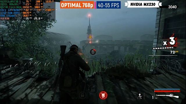 Zombie Army 4 Dead War on Nvidia MX230 (12GB RAM | Core i3 7020u) смотреть онлайн