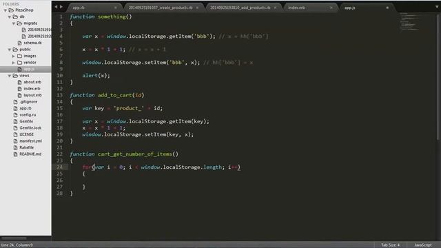 Уроки Ruby, с нуля. #34.1 more client Javascript starting with Rails смотреть онлайн