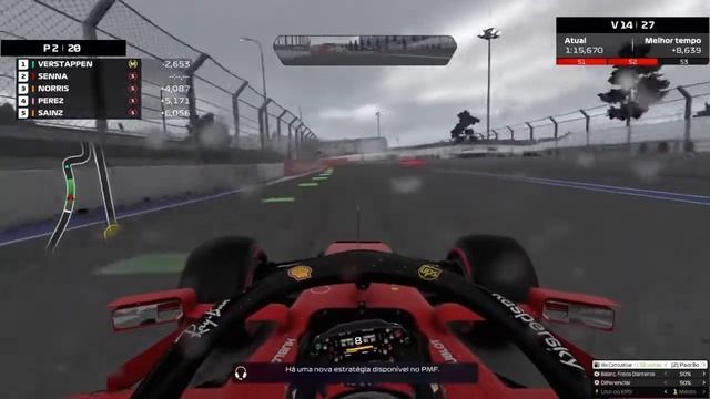F1 2020 Modo carreira com a Ferrari 50% (Rússia) #12# смотреть онлайн