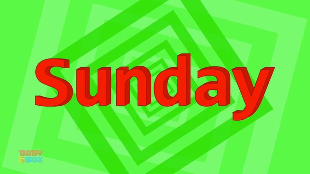 Sunday Monday | Days Of The Week Song | Kindergarten Song | Nursery Rhymes & Kids Song With Baby Bo
