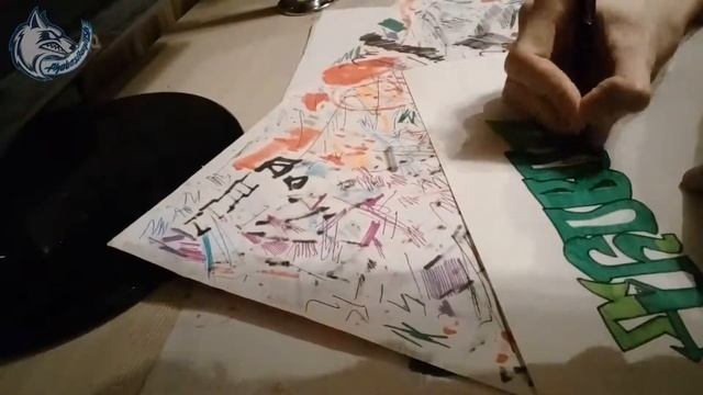 Рисования 3D граффити на бумаге "Phobos" | Drawing 3D graffiti in sketch "Phobos" смотреть онлайн