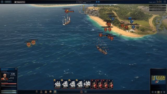 Ultimate Admiral: Age of Sail - (Napoleonic Era Naval War Game) смотреть онлайн
