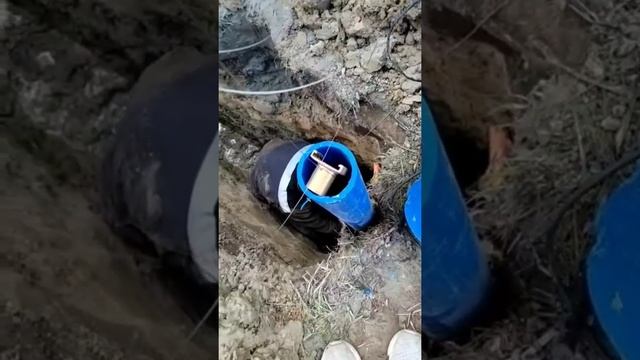 обвязка скважины, узкая обсадная труба смотреть онлайн