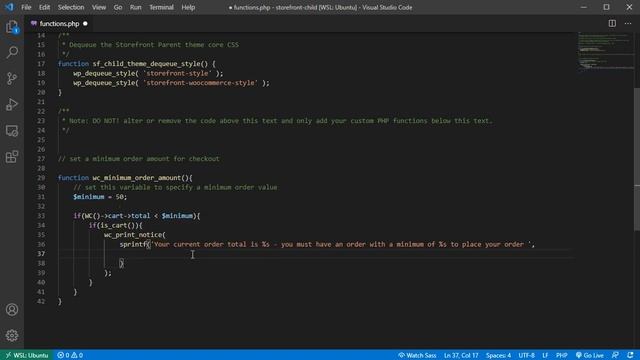 WooCommerce Set Minimum Order Amount | No Plugins смотреть онлайн