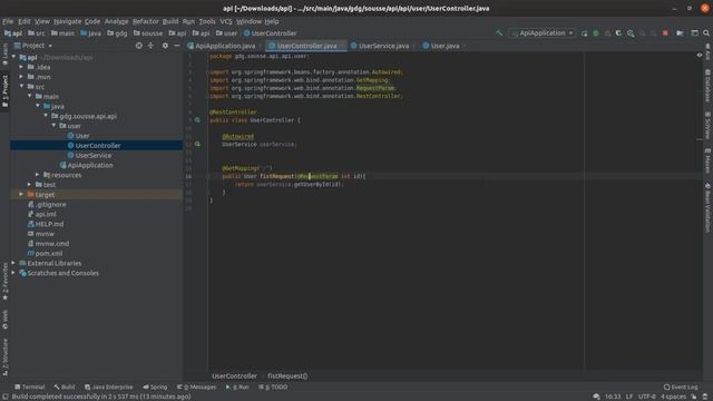 Build REST services with Spring Boot