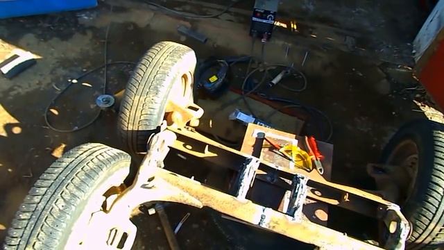 Прицеп на самоделку.Салентблоки.Кронштейны. #3