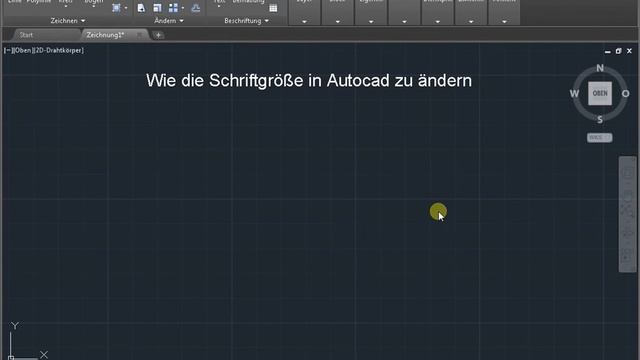 Wie die Schriftgröße in Autocad zu ändern смотреть онлайн